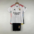 Kit Infantil Benfica Away 23/24 - Vermelho e Branco